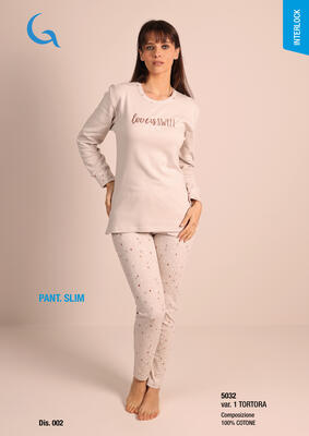 DAMENPYJAMAS M/L 5032 Tellini S.R.L. Großhandelskleidung